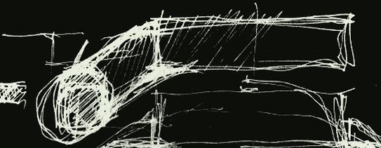 Pen sketch: first grip profile