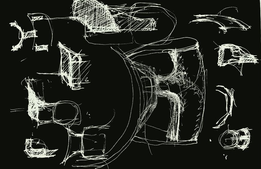 Pen studies of the spoke plate geometry around the C5